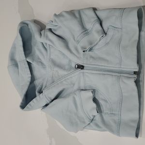 Hanna Andersson Moon and Back Hooded Sweatshirt 3-6 Months Baby Blue